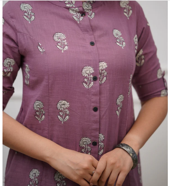 Purple mul cotton Coords