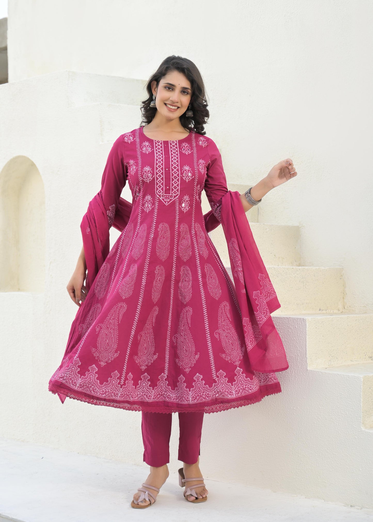 Rani Rose Anarkali Salwar