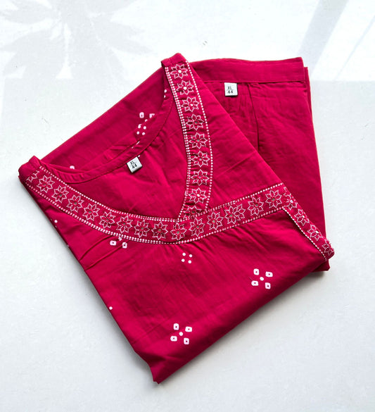 Rani Heritage Cotton Kurta Pant