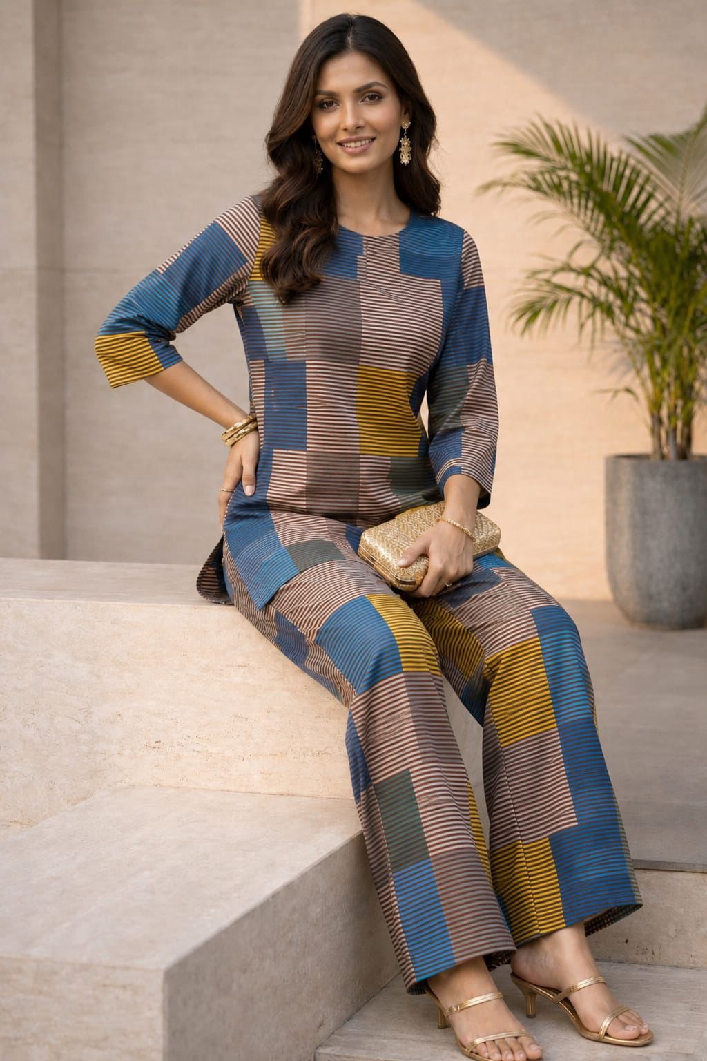 Mosaic Muse Cotton Pyjama Set