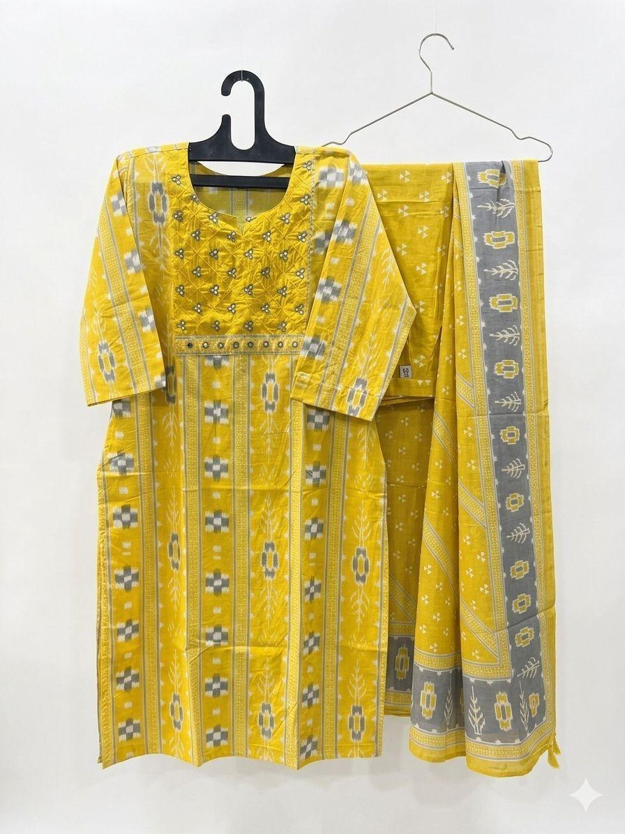 Sunlit Yellow Plus Size Salwar