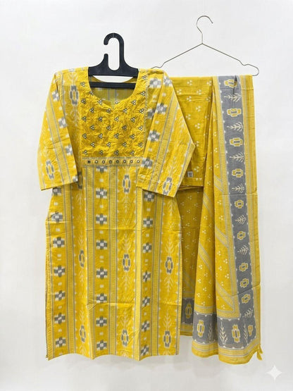 Sunlit Yellow Plus Size Salwar