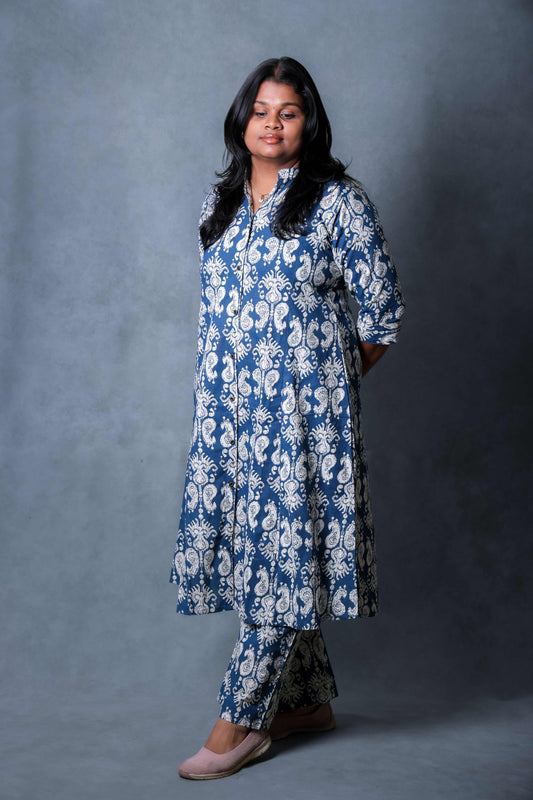 Indigo Blue Floral Coords
