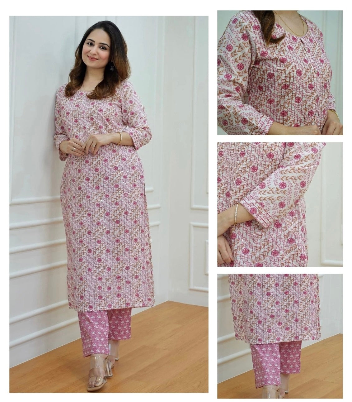 Creamy Pink Kurta Pant