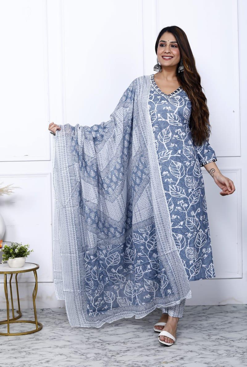 Cool Blue Salwar