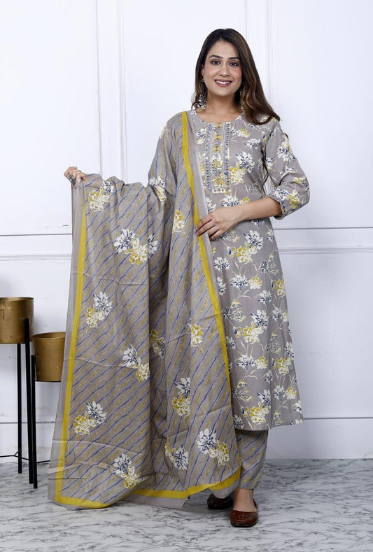 Mink Grey Salwar