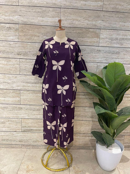 Purple Night Suit