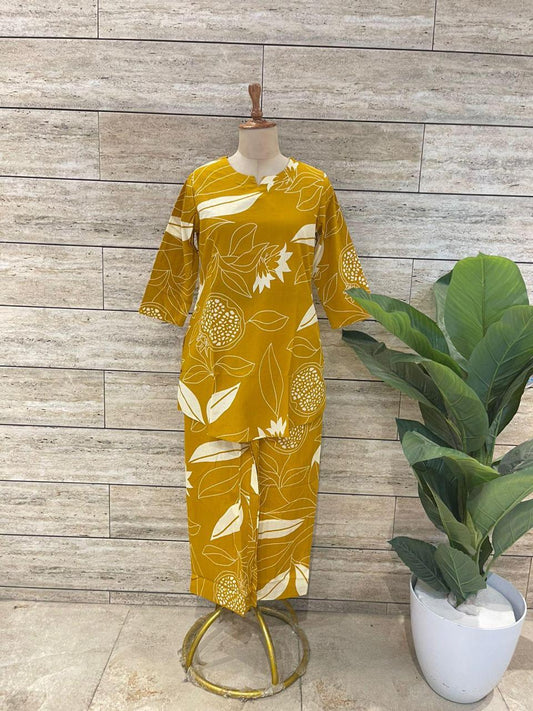 Yellow Night suit